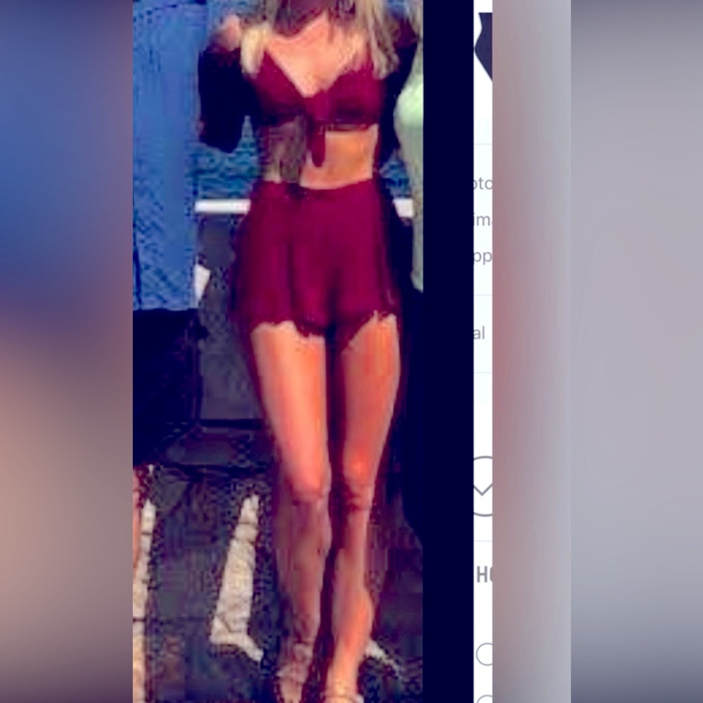 Adorable 2 piece skort set
